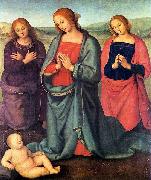 Pietro Perugino Madonna with Saints Adoring the Child oil painting reproduction